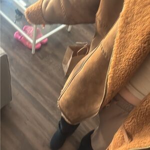 UGG Tan and Black Winter Boots